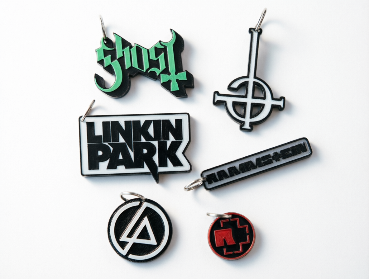 Keychain Linking Park Ghost Rammstein